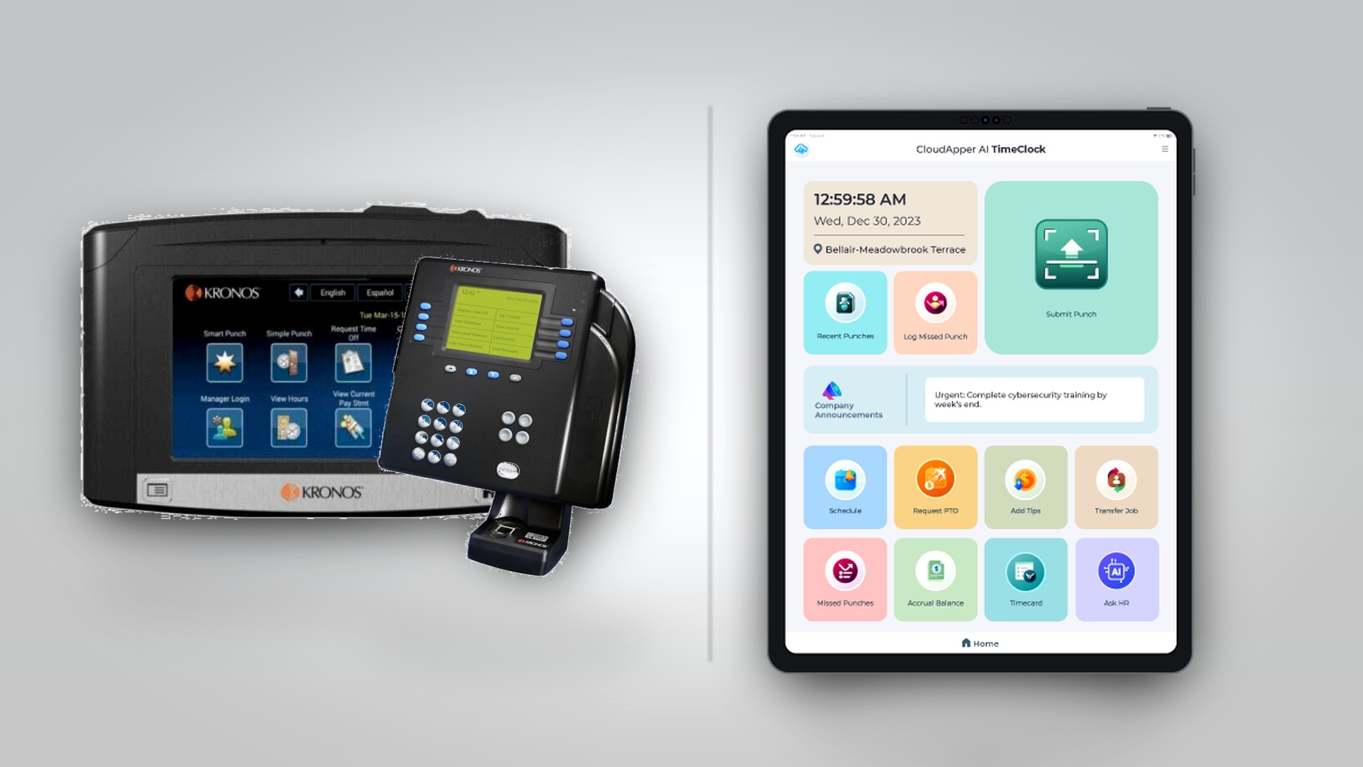 UKG Kronos 4500/9100 Time Clocks and Modern Alternatives Exploring Your Options