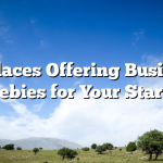 21 Places Offering Business Freebies for Your Startup