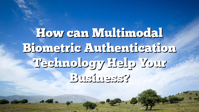 How can  Multimodal Biometric Authentication Technology Help Your Business?