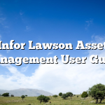 Infor Lawson Asset Management User Guide