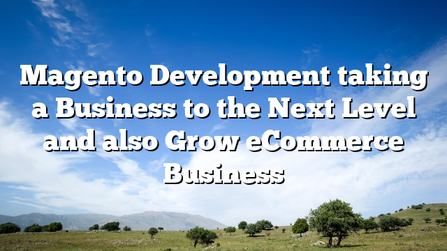 Magento Development taking a Business to the Next Level and also Grow eCommerce Business