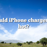 Should iPhone charger get hot?