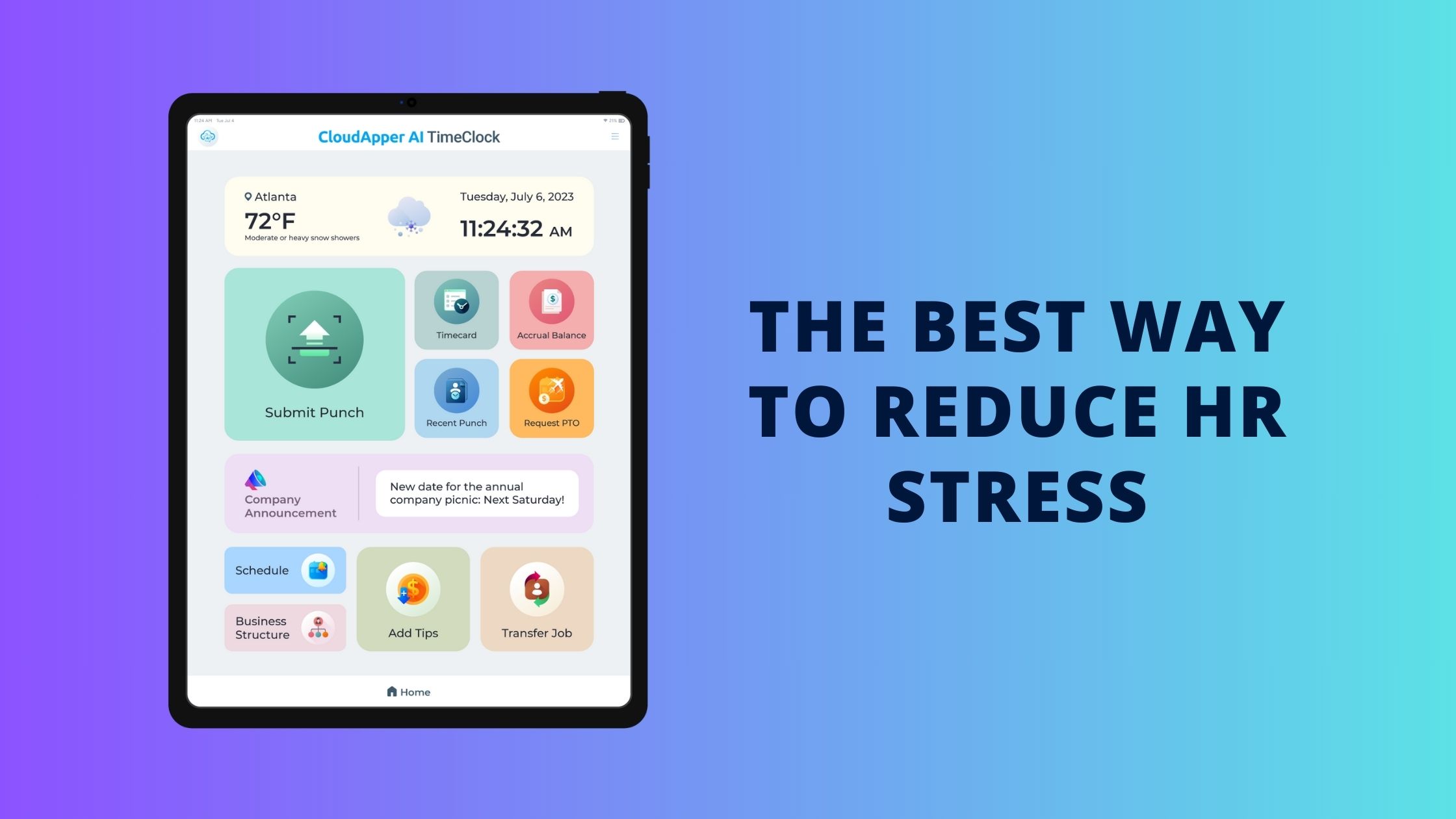 The Best Way to Reduce HR Stress
