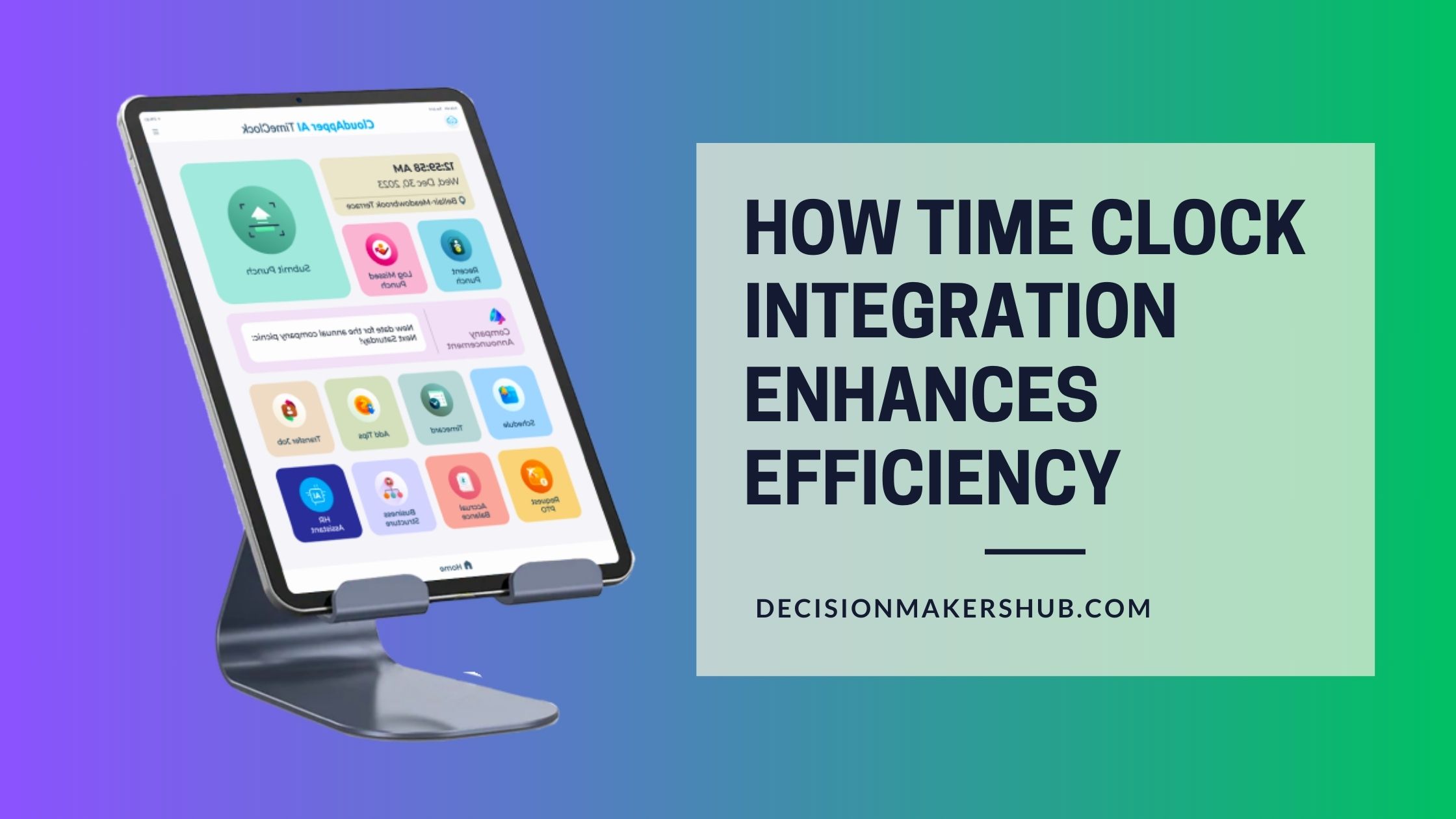 How Time Clock Integration Enhances Efficiency