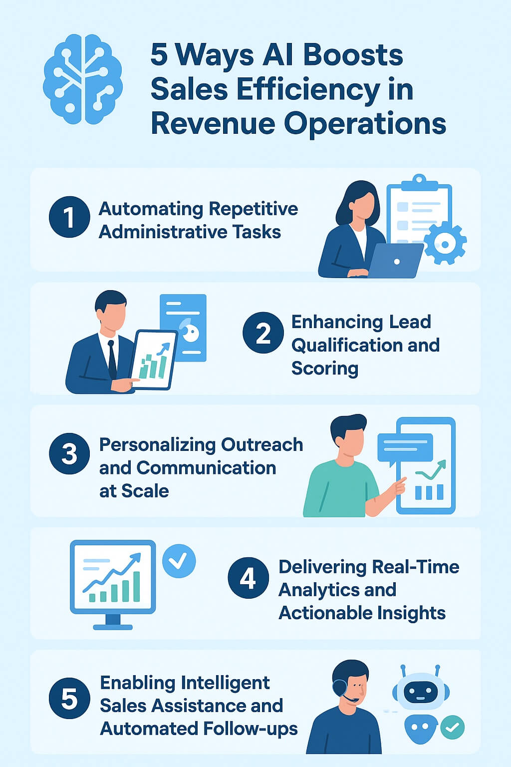 5 Ways AI Boosts Sales Efficiency in Revenue Operations